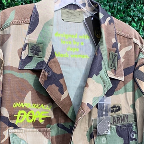 UnApologetically Dope: Vintage Camo BDU Jacket - Picture 3 of 9